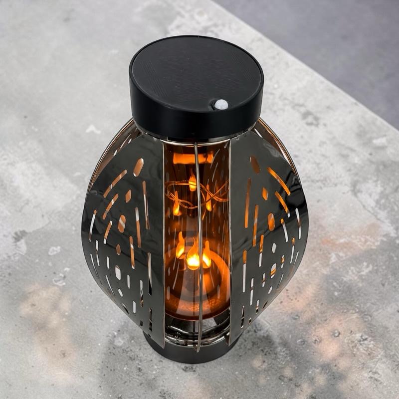 Znicz Lampion Solarny LN SL 005 Grafit