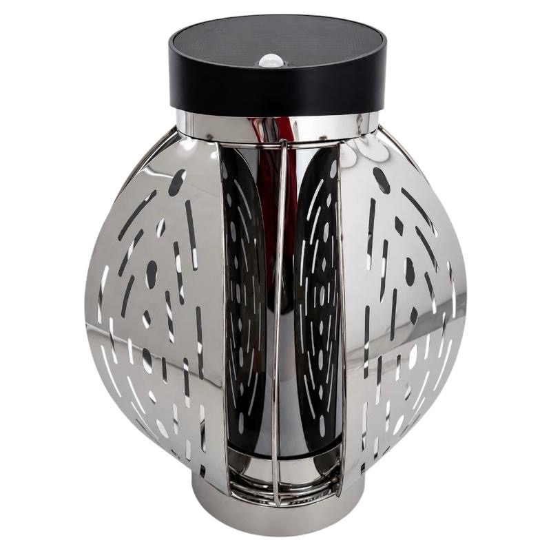 Znicz Lampion Solarny LN SL 005 Srebro